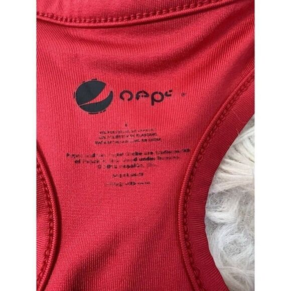 Pepsi Womens Size Large One Piece Swimsuit Razor Back Retro Summer Red & Blue - Picture 10 of 10